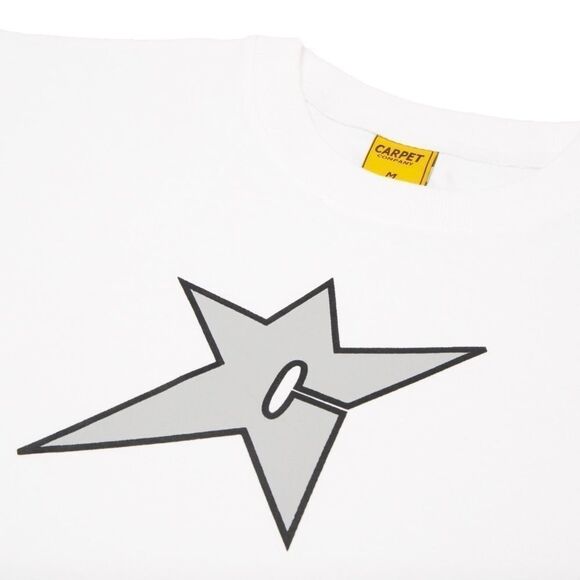 Carpet Company x Nike Dunk White Grey C-Star Logo Skateboarding T-Shirt NWT - Picture 5 of 16